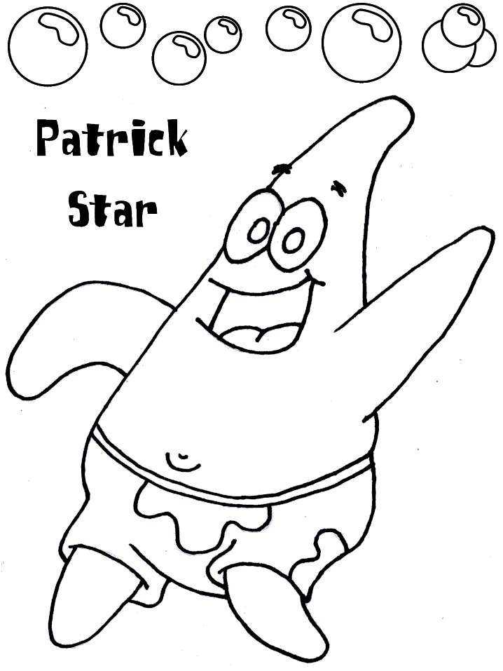 Plansa de colorat cu Spongebob 112 16